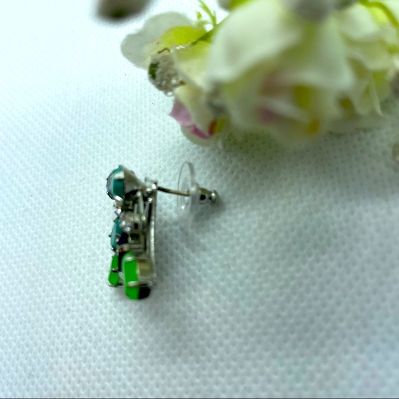 Ann Taylor Multicolor Stone Earrings NWT - Picture 5 of 5